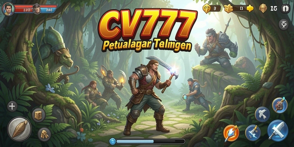 Tampilan gameplay seru dari CV777 yang penuh petualangan.