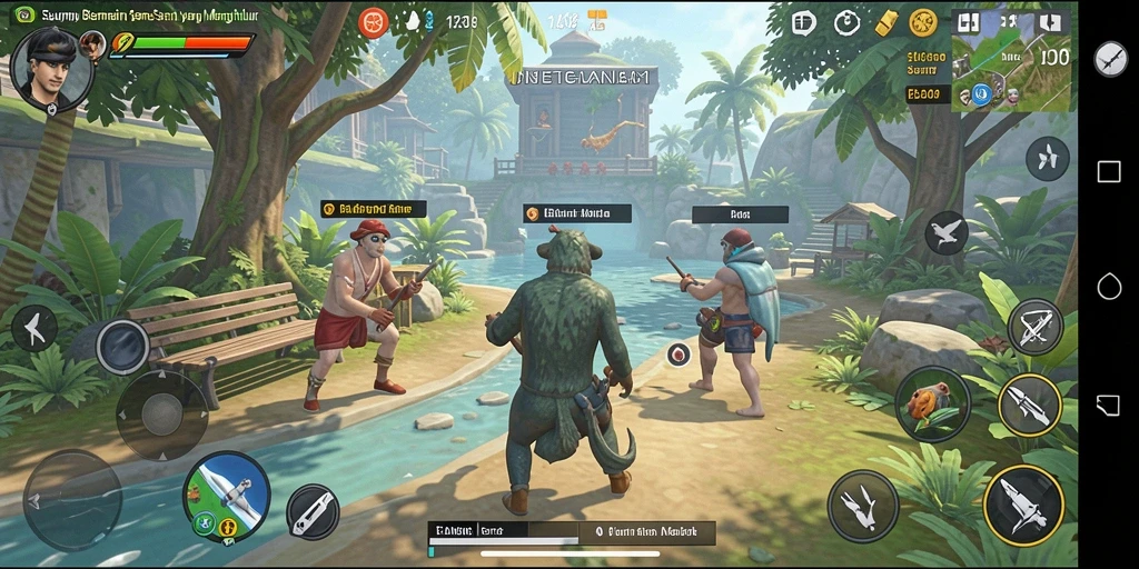 Tampilan gameplay ELANG178 yang ceria dan menarik.