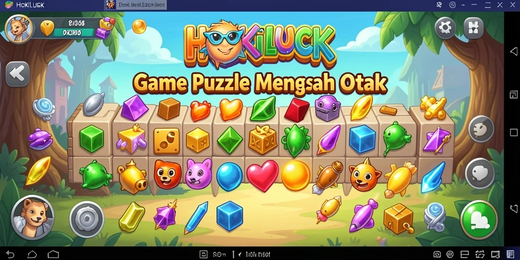 Tampilan gameplay HOKILUCK yang seru dan menantang.