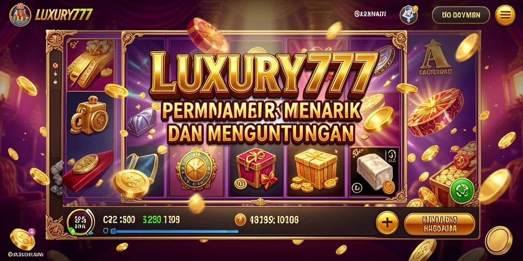 Gameplay LUXURY777 yang seru dan menguntungkan.