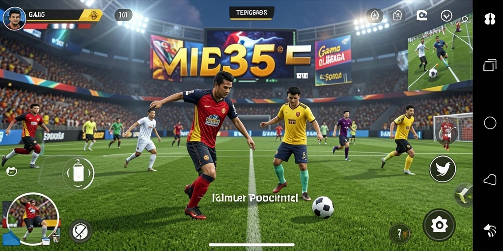 Tampilan gameplay seru dan menegangkan dari ME355 dalam aksi olahraga.