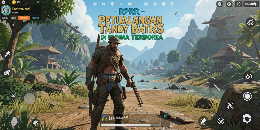 Screenshot gameplay RPRR yang menampilkan dunia terbuka luas dan petualangan seru.