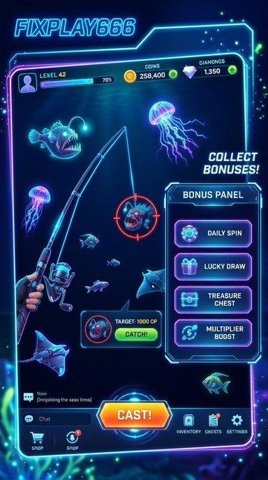 Tampilan antarmuka aplikasi fixplay666 yang user-friendly.